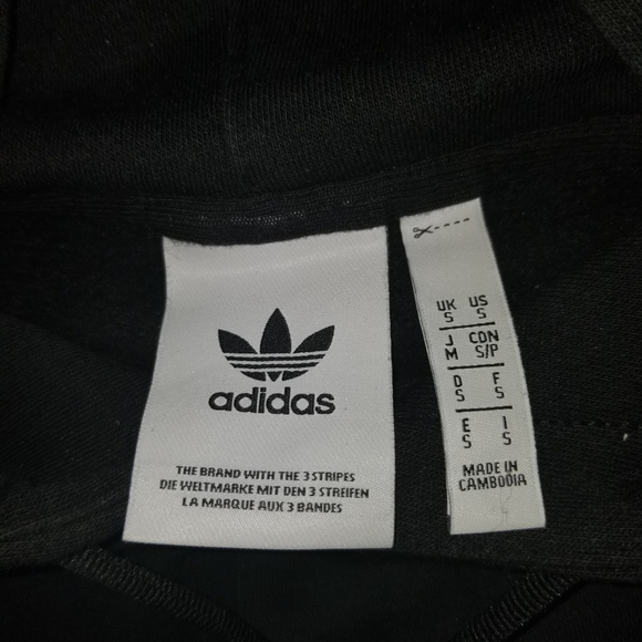 Adidas black hoodie size small - Picture 3 of 5